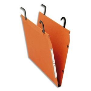 Esselte Dossier Suspendu Latéral Armoire, Pour Système de Suspension à Tube, Fond 30 mm, Lot de 25, Orange, Orgarex TMG, 77107