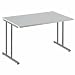 Produktbild Kerkmann Schreibtisch Artline Transparent BxTxH 120x80x72cm weiß