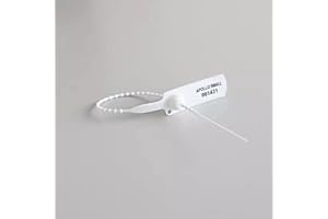 STICKERSLAB GHIRARDI StickersLab - Sigilli di sicurezza in plastica regolabile economico fragile e riciclabile (100, 425.0 X 21.0 mm)