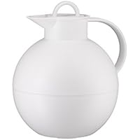 Alfi 0115012094 - Jarra isotérmica redonda de plástico brillante, 0,94 l, color blanco