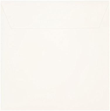 25 square envelopes 155 x 155 mm Ivory stripes (cream white) 120 g / m²