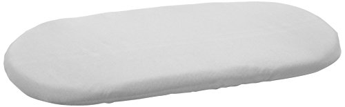 Moba Cotton Fitted Moses Basket Sheet (Dove)