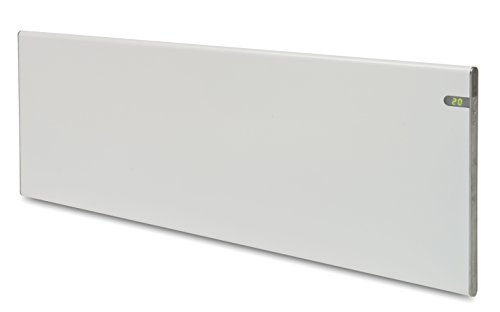 Bendex LUX Wandkonvektor weiß 1400 W 1.4 kW IP24 Energiesparende Die Kombination von Wandmontage und Freistehende für die Wandmontage oder freistehende Anwendung Elektroheizung Heizkörper Teife spritzwasserfest LED-Anzeige integrierte Tag- und Nacht-Temperatur-Kontrolle