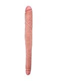 King Cock King Cock Tapered Double Dildo Flesh 16in