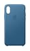 Produktbild Apple Leder Case (Iphone Xs) - Cape COD blau
