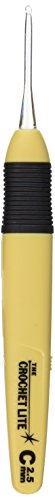 Cornerstone Products Crochet Lite Crochet Hooks-Size C 2.5mm Yellow Gold