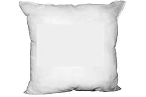 CHILIMILII Pack of 2 Duck Feather & Down Cushion Pads, Inserts, Inners- 100% Cotton Cover Extra Soft Cushion Pads- Anti Allergic in 16",18",20",22",24",26" (18x18)