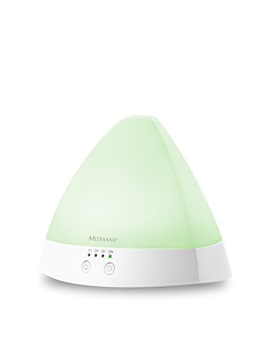 Medisana AD 630 Aroma Diffusor für Duftöle mit LED Wellness Licht in 6 Farben, Timer, Ultraschall-Technologie, 80ml - 3