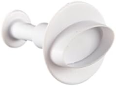 XSMN 1 Set (4 Pcs) Oval Plunger Cutters Sugarcraft Cake Decorating