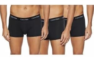 Calvin Klein 3P Low Rise Trunk Bokserki (szorty) Mężczyźni, Czarny, S