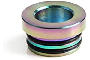 RUIYITECH Edelstahl 810 auf 510 Adapter Wärmeableitung Tropfspitze Adapter für 810 Tanks (Regenbogen)