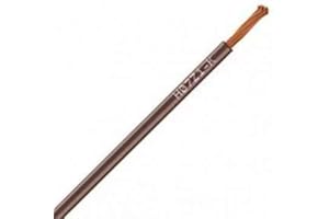 BOGAS ELECTRONICS Cable Eléctrico H07Z1-K CPR 6 mm2 para Vivienda, Locales de Pública Concurrencia y Otros Usos. Cable Libre de Halógenos (2 metros, Marrón)