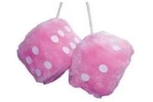Motionperformance Essentials Pink Mini Car Furry Dice