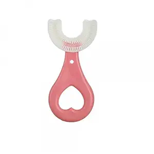 Maniak Children Infant Toothbrush 360 Degree U-shaped For 2-6 Years Mouth-Cleaning Silicone Clean Brushing Kids Teeth Dental Care Hand-Held Version (1)