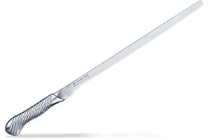 Couteau à jambon TOJIRO PRO Service FD-712 - Couteaux Japonais Cuisine Professionnelle - Coupe-jambon Professionnel - Acier au molybdène Vanadium 300 mm