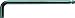Produktbild 5x Wera 950 PKL Winkelschlüssel, SW 1/2 '', BlackLaser Klingenlänge 224 mm