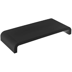 Lavolta Soporte Estante Plataforma Elevada para Acer AOC ASUS BenQ Dell Eizo Fujitsu LG Philips Samsung Viewsonic Pantalla Plana LCD TV Display Monitor AIO Ordenador Sobremesa All-in-One PC - Negro