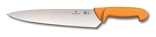 Victorinox Küchenmesser Swibo Kochmesser schwer Normaler Schliff gelb 26 cm Klingenlänge, 5.8451