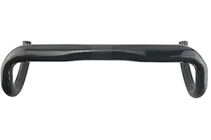Manubrio bici da corsa Alfa Pasca Manubrio Carbonio 31.8 manubrio bici da corsa carbonio UD Lucido 420mm