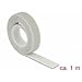 Produktbild DeLOCK Klett-Kabelbinder L 1 m x B 20 mm Rolle, grau