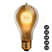 Preisvergleich Produktbild trellonics® langlebiges Premium Qualität Edison Glühbirne 40 W Spirale Käfig Filament klassisch geformte Lampen - erhältlich als 1,3,6,9 & 12 Packungen 40.0 wattsW