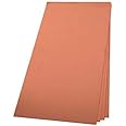advancedestore - Pure Grade A Quality - Cu Sheets - Copper Leaf - Copper Sheets for Yantra Writing - 2.5 Inch x 7 Inch - 0.05 MM Thickness - (10 Sheets)