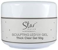 Star Nails Starlite Thin LED UV Gel Clear 50g Professional Nail System Kit