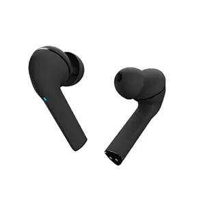pTron Bassbuds Vista in-Ear True Wireless Bluetooth 5.1 Headphones with Deep Bass, IPX4 Water/Sweat Resistant, Passive Noise Cancelation, Voice Assistance & Earbuds with Built-in HD Mic (Dark Grey)