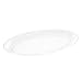 Produktbild Platter Pleasers Serviertablett/Servierplatte, oval, klein, Kunststoff, 3-er Pack, 15 x 20 x 33 cm, Transparent