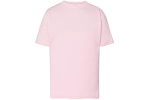 MISTER PATCH Maglietta T-Shirt Bimbo Bimba - 100% Cotone - 150 Grammi - TSRK 150 (Rosa, 7-8 Anni)