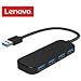 Produktbild Lenovo USB Hub, Ultra Slim 4 Port USB 3.0 Daten Hub mit verlängertem 25cm Kabel, kompatibel für MacBook, Pro/Mini, iMac, Surface Pro, XPS, Laptop, USB Flash Drives, Mobile HDD und Andere USB A Geräte