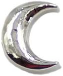 Silvertone Moon Floating charm fits Living memory lockets and Origami Owl style lockets