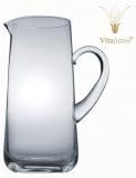 VitaJuwel hand blown glass decanter carafe set for Gemstone Vial 1.5L