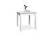 Produktbild 002044 Coburg Weiß Nb. 80 x 80 cm Tisch Esszimmertisch Küchentisch ausziehbar au ca. 120 cm