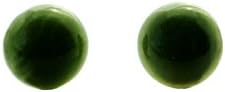Jade / Pounamu Dome Earrings from New Zealand