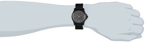 Victorinox Men's 241517 Quartz Watch with Black Dial Analogue Display and Black Fabric Strap