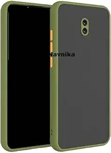 Indiacase Camera Protection Back Case for Samsung Galaxy J7 Pro, Hard PC Shockproof Smoke Cover Green