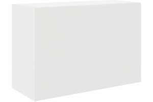 vidaXL Mueble de Pared de baño Madera ingeniería Blanco 60x25x40 cm