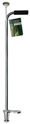 Worth Garden Stand-up à long manche Uproot Weed and Root Remover Désherbage Tool, zingué Anti Rust Long Arm, Jardin étrille