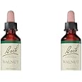 Bach Original Flower Remedies, Walnut, Easy-to-Use, Natural Approach to Emotional Wellbeing Flower Essences, Vegan Formula, 1 Dropper Bottle x 20 ml, Natural Remedy (Pack of 2)