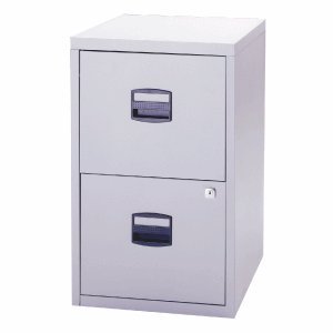 Preisvergleich Produktbild Hängeregistraturschrank 2 Schübe 1-bahnig lichtgrau