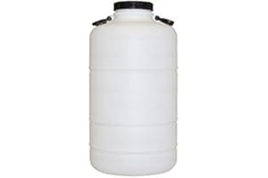 Plásticos Helguefer Bidon rond à ouverture large 50 litros