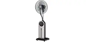 STAR SUNLITE 400mm Black Pedestal Fan with Remote