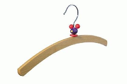 Preisvergleich Produktbild 15 x pieperconcept Kinderbügel Kid, Buche natur lackiert mit Mausfigur