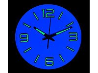 St. Leonhard Funk-Wanduhr „Glow-in-the-dark“, Aluminium - 7