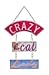 Produktbild Schild aus Metall im Retro- / Vintage-Stil, Aufschrift "Crazy Cat Lady"