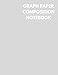 Produktbild Graph Paper Composition Notebook: Light Grey Silver Color Cover, Grid Paper Notebook, 4x4 Quad Ruled, 106 Sheets (Large, 8.5 x 11)