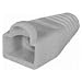 Produktbild Knickschutztülle Farbe: grau für RJ45 (8P8C/ 8P4C) Stecker für Rundkabel