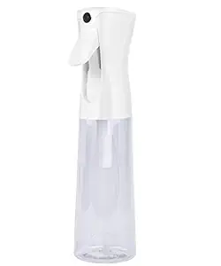 Continuous Water Spray Bottle Fine Mist Empty Clear Aerosol Sprayer Pre-compression Barber Squirt Mister for Hair Styling Skin Care Misting Plants 10oz 300ml