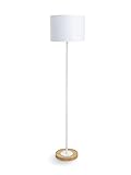 Compatible con lámparas E27 Philips Lighting myLiving Lámpara de pie E27, iluminación interior 40 W, blanco, Stehleuchte